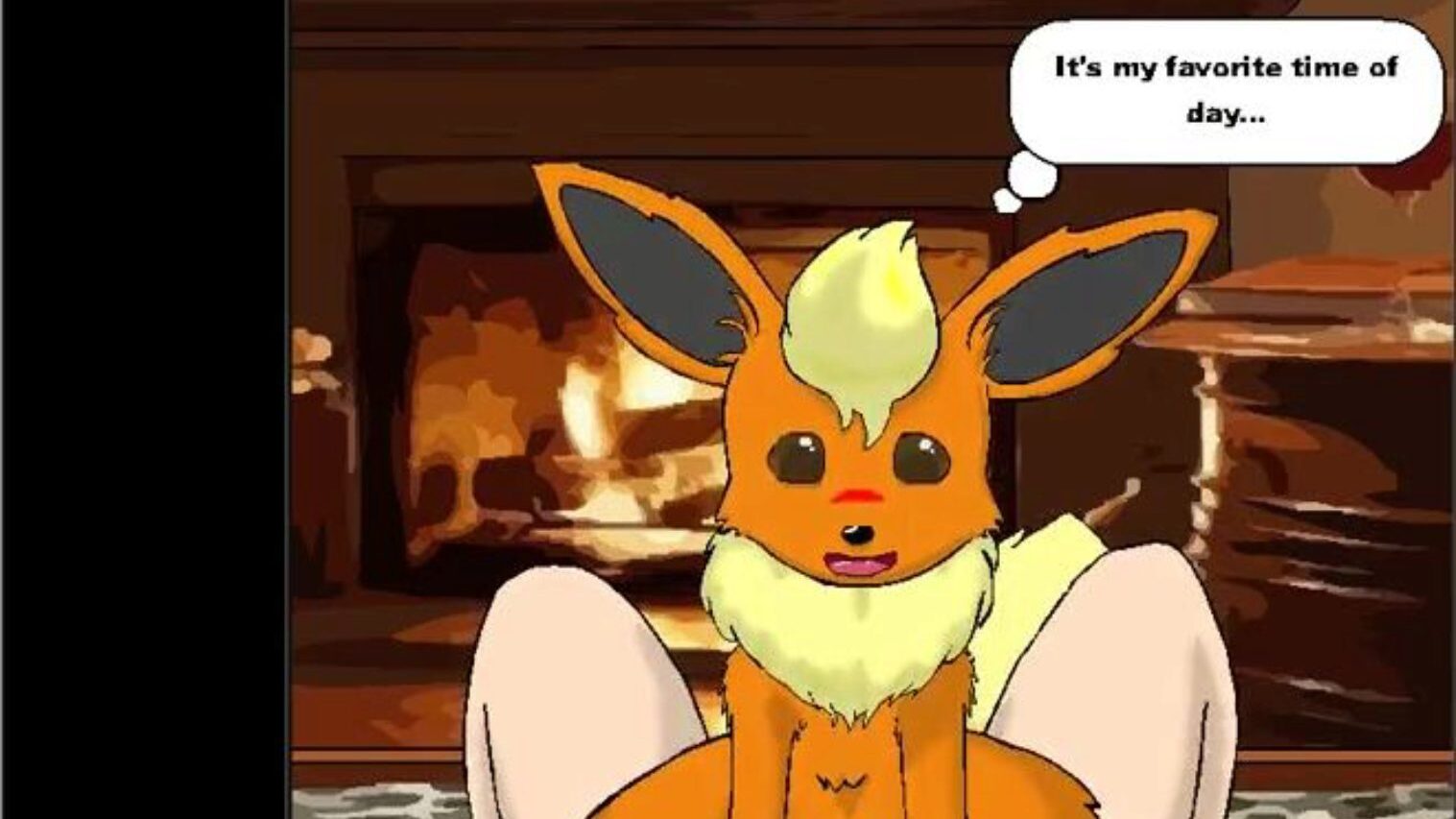 (Pokemon Rule 34) Flareon Receives Pumped